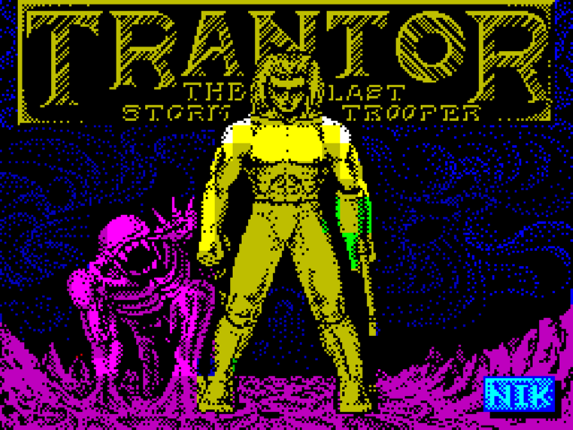 STORM title screen for ZX Spectrum